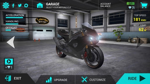 终极摩托车模拟器无限金币破解版游戏亮点
