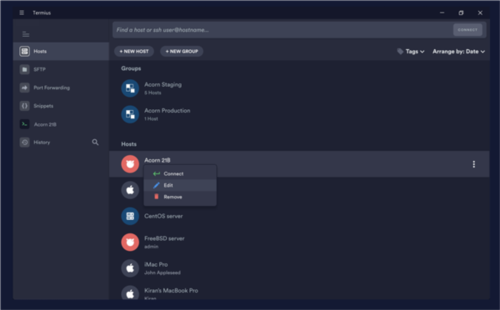 Termius安卓版使用教程3