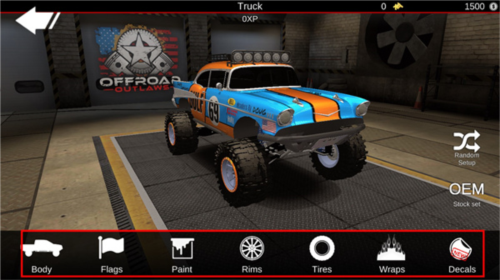 亡命越野汉化版无限金币无限黄金5