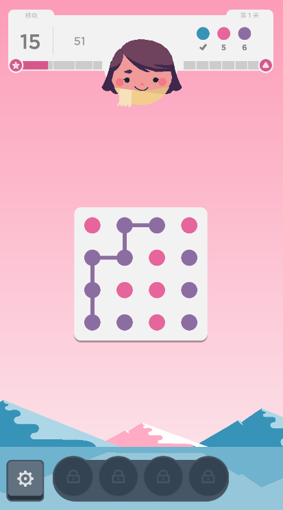 两点之间伙伴同行游戏