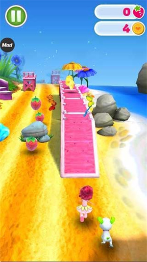 草莓女孩跑酷破解版所有角色最新版高分技巧3