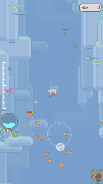 猫咪潜水员小游戏